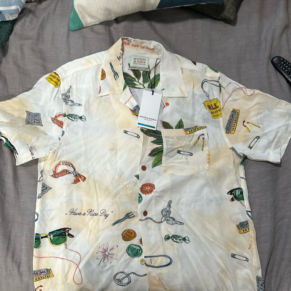 Scotch and Soda short sleeve button down